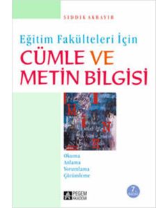 Cümle ve Metin Bilgisi