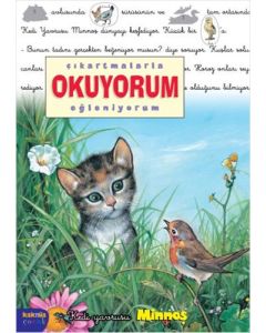 Çıkartmalarla Okuyorum Eğleniyorum- Kedi Yavrusu Minnoş