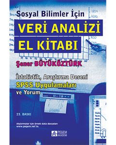 Sosyal Bilimler İçin Veri Analizi El Kitabı