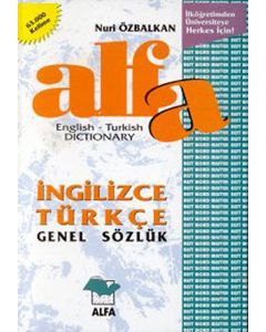 Alfa İngilizce - Türkçe Genel Sözlük