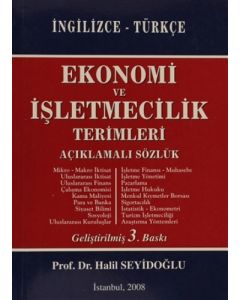 Ekonomi ve İşletmecilik Terimleri Açıklamalı Sözlük İngilizce - Türkçe