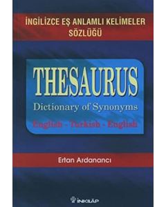 Thesaurus - İngilizce Eş Anlamlı Kelimeler Sözlüğü