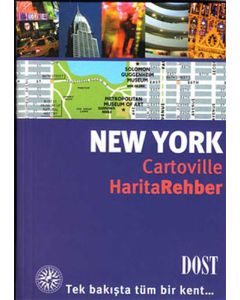 New York Cartoville Harita Rehber (Ciltli)