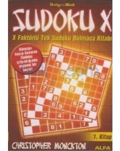 Sudoku X 1. Kitap X Faktörlü Tek Sudoku Bulmaca Kitabı