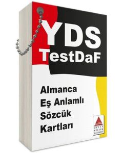 YDS TestDaf - Almanca Eşanlamlı Sözcük Kartları