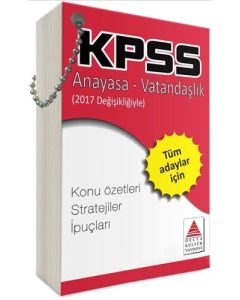 KPSS Anayasa - Vatandaşlık Strateji Kartları