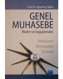Genel Muhasebe İlkeler ve Uygulamalar