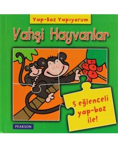 Yapboz Yapıyorum - Vahşi Hayvanlar (Ciltli)