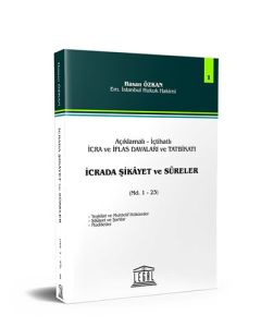 İcrada Şikayet ve Süreler (Seri 1)