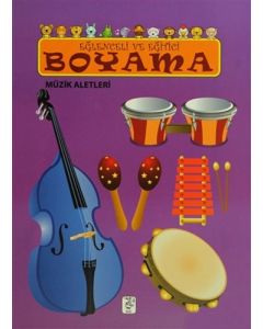 Eğlenceli ve Eğitici Boyama - Müzik Aletleri