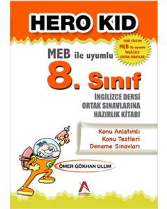 Hero Kid 8.Sınıf İngilizce Hazırlık Kitabı