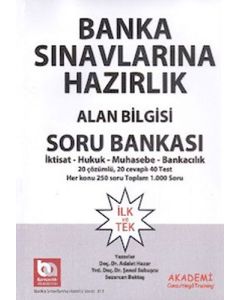 Banka Sınavlarına Hazırlık Alan Bilgisi Soru Bankası