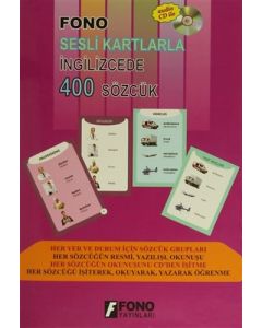 Fono Sesli Kartlarla İngilizcede 400 Sözcük (Sesli Kitap)