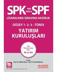 SPK Yeni Adıyla SPF Lisanslama Sınavına Hazırlık - Yatırım Kuruluşları