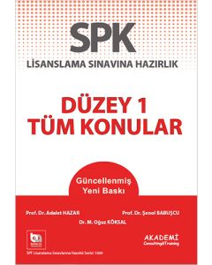 SPK Lisanslama Sınavına Hazırlık Düzey 1 -Tüm Konular