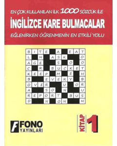İngilizce Kare Bulmacalar - 1. Kitap