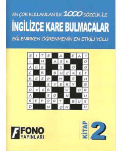 İngilizce Kare Bulmacalar - 2. Kitap