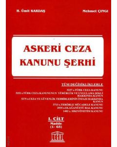 Askeri Ceza Kanunu Şerhi Cilt:1