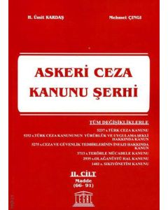 Askeri Ceza Kanunu Şerhi Cilt:2