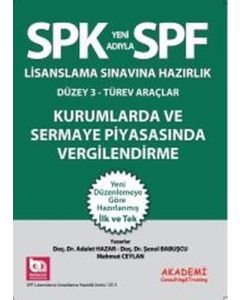 SPF Lisanslama Sınavına Hazırlık Düzey 3 - Türev Araçlar Kurumlarda ve Sermaye Piyasasında Vergilendirme