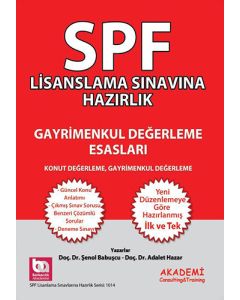 SPF Lisanslama Sınavına Hazırlık - Gayrimenkul Değerleme Esasları