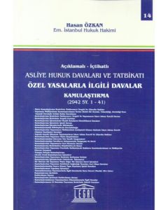 Özel Yasalarla İlgili Davalar Kamulaştırma - 14. Cilt