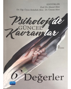 Psikolojide Güncel Kavramlar 6 - Değerler