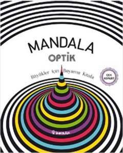 Mandala Optik - Büyükler İçin Boyama Kitabı
