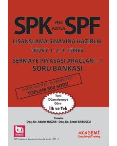 SPK Yeni Adıyla SPF Lisanslama Sınavına Hazırlık - Düzey 1-2-3 Türev
