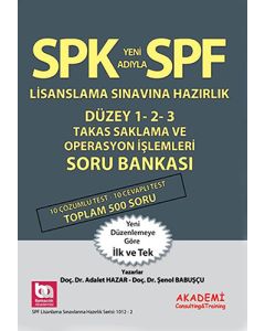 SPK Yeni Adıyla SPF Lisanslama Sınavına Hazırlık - Düzey 1-2-3 