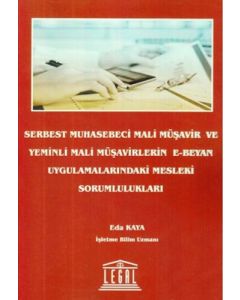 Serbest Muhasebeci Mali Müşavir ve Yeminli Mali Müşavirlerin E-Beyan Uygulamalarındaki Mesleki Sorumlulukları