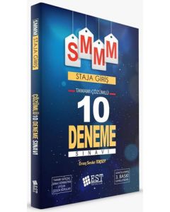 SMMM Staja Başlama Tamamı Çözümlü 10 Deneme Sınavı