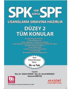 SPK – SPF Lisanslama Sınavlarına Hazırlık Düzey 2 Tüm Konular
