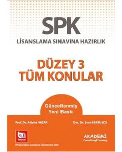 SPK Yeni Adıyla SPF Lisanslama Sınavına Hazırlık - Düzey 3 Tüm Konular