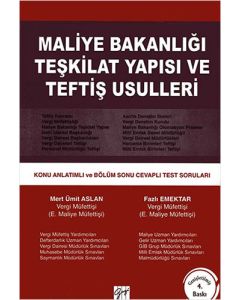 Maliye Bakanlığı Teşkilat Yapısı ve Teftiş Usulleri