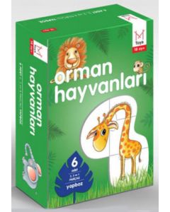 Orman Hayvanları - Bebek Yapbozu (Kutulu)