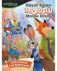 Disney Zootropolis Hayvanlar Şehri - 3 Boyutlu Maske Kitabı