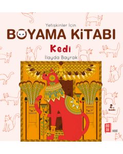 Yetişkinler İçin Boyama Kitabı - Kedi