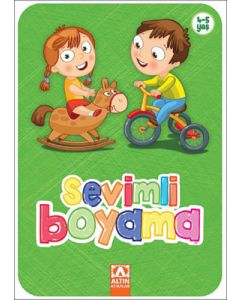 Sevimli Boyama - Yeşil