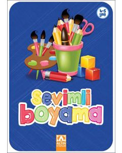 Sevimli Boyama - Lacivert