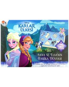 Disney Karlar Ülkesi - Anna ve Elsa'nın Harika Dünyası Yapboz Kitabı
