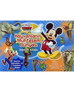 Disney Mickey ve Arkadaşları - Hayvanların Muhteşem Dünyası Yapboz Kitabı