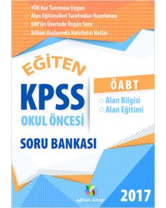 Okul Öncesi Alan Bilgisi Alan Eğitimi Soru Bankası