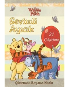 Sevimli Ayıcık Çıkartmalı Boyama Kitabı