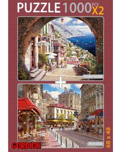 Archway Positano Reu Du Soleil 2x1000 Parça Puzzle