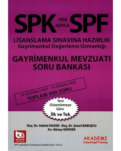 SPK Yeni Adıyla SPF Gayrimenkül Mevzuatı Soru Bankası