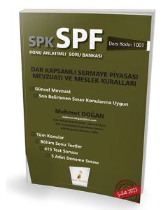 SPK - SPF Dar Kapsamlı Sermaye Piyasası Mevzuatı ve Meslek Kuralları