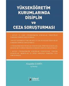 Yükseköğretim Kurumlarında Disiplin ve Ceza Soruşturması