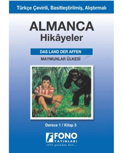 Almanca Hikâyeler - Maymunlar Ülkesi Derece 1-C