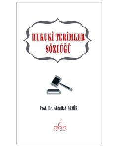 Hukukî Terimler Sözlüğü